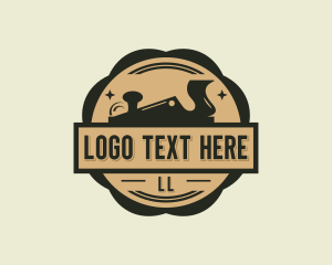 Tools - Carpentry Wood Planer logo design