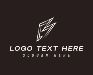 Metal - Industrial Steel Letter B logo design