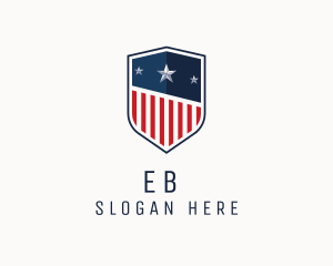 United States - Patriotic Crest Shield logo design
