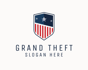 Shield - Patriotic Crest Shield logo design