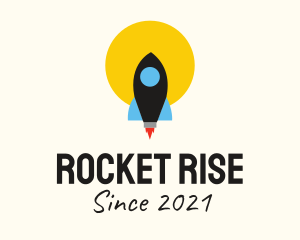 Rocket Ship Spacecraft logo design