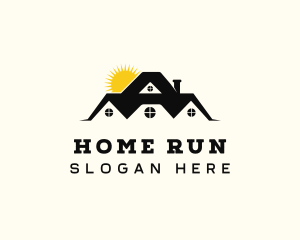 Roof Subdivision Home logo design