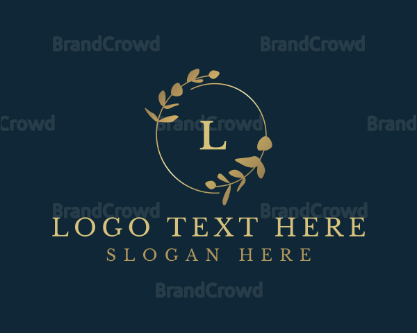 Elegant Eucalyptus Leaf Logo