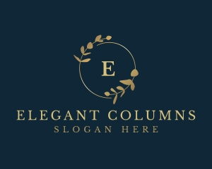 Elegant Eucalyptus Leaf logo design