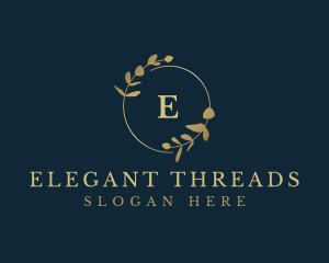 Elegant Eucalyptus Leaf logo design