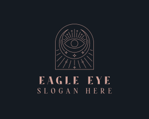 Bohemian Eye Tarot logo design