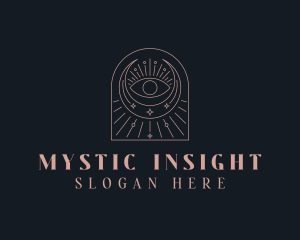 Bohemian Eye Tarot logo design