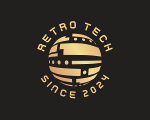 Sphere  Tech Globe logo design