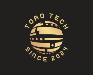 Sphere  Tech Globe logo design