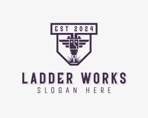 Laser Engraving Metalworks logo design