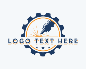 Gear - Laser Cutting Machine logo design