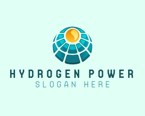 Solar Power Panel logo design