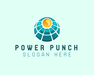 Solar Power Panel logo design