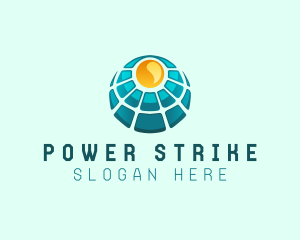 Solar Power Panel logo design