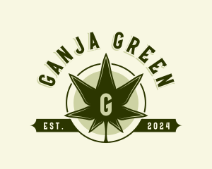 Marijuana Leaf Cannabis logo design