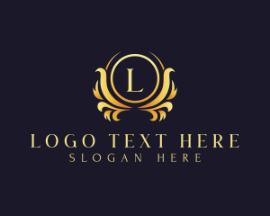 Wine - Luxury Ornament Crest logo design