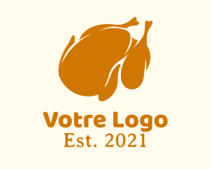 Roast - Minimalist Roasted Chicken logo design