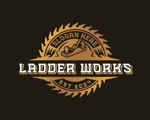 Woodwork Planer Sawmill logo design