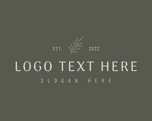 Elegant - Organic Wellness Business logo design