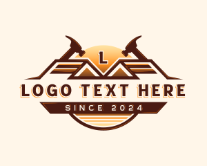 Refurbish - Hammer Carpentry Contractor logo design