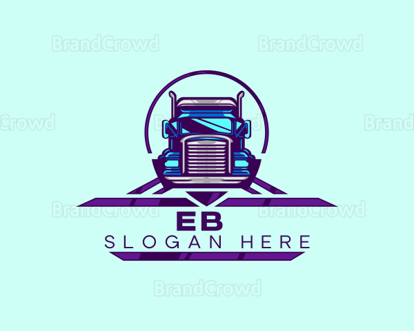Truck Supply Delivery Logo