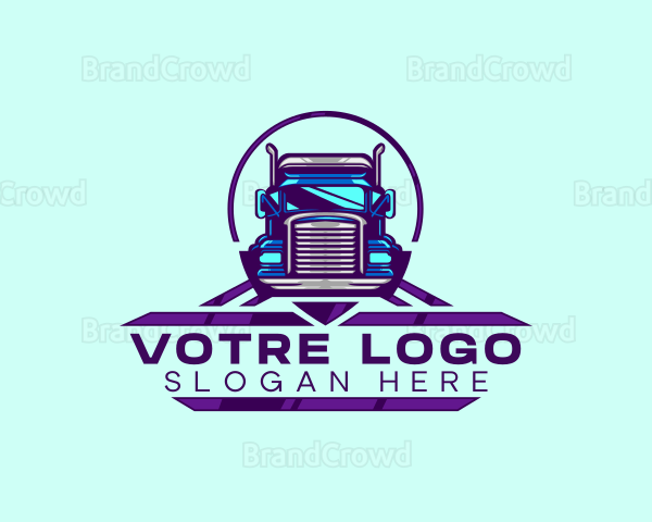 Truck Supply Delivery Logo