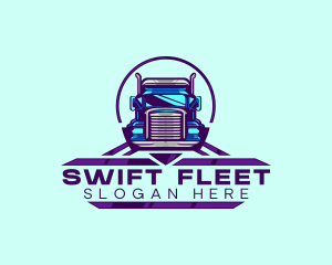 Truck Supply Delivery  logo design