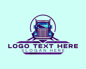 Distribution - Truck Supply Delivery logo design