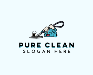 Janitorial Vacuum Cleaning logo design