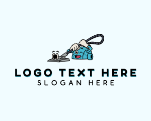 Custodian - Janitorial Vacuum Cleaning logo design