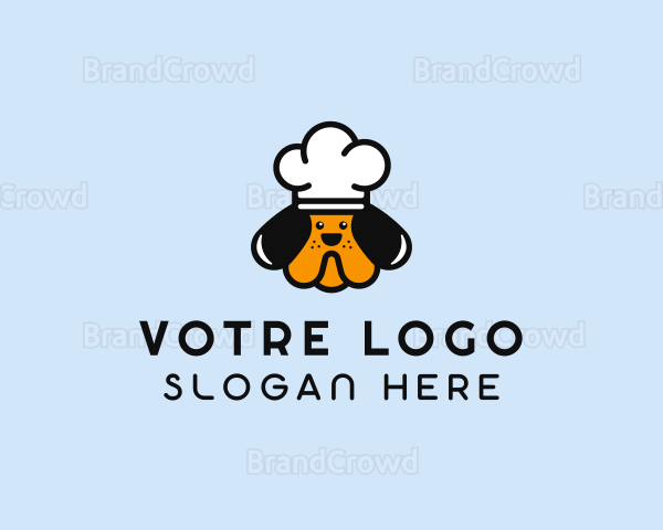 Dog Chef Toque Logo