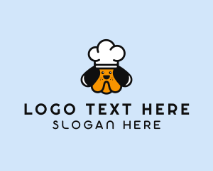 Dog Chef Toque logo design