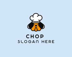 Dog Chef Toque Logo