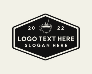 Hot Coffee Drink Logo