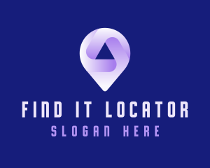 Locator - Technology Location Pin Tracker logo design