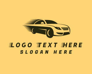 Fast Car Driving Logo