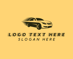 Fast Car Driving Logo