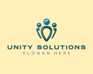 United - Human Organization Community logo design