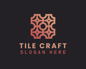 Gradient Floor Tile logo design