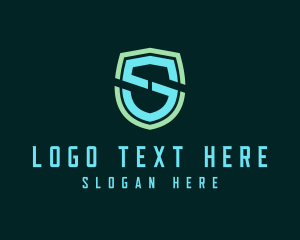 Solutions - Tech Security Letter S logo design