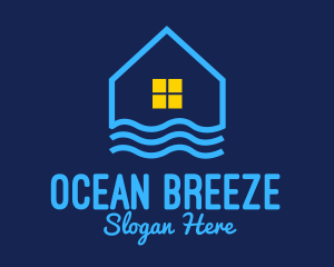 Beach House Resort logo design