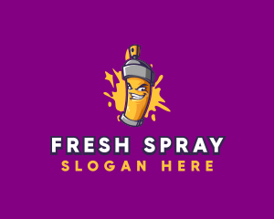 Spray - Graffiti Spray Paint logo design