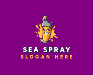 Graffiti Spray Paint logo design