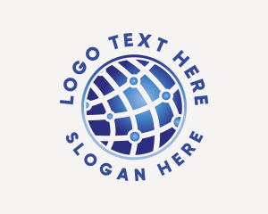 Export - International Network Technology logo design