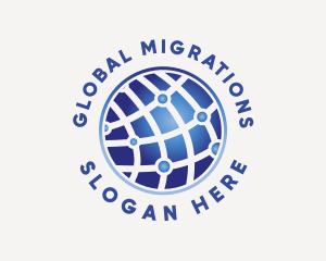 Immigration - International Network Technology logo design