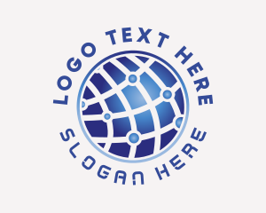 Exchange - International Network Technology logo design