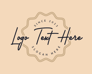 Generic Cursive Brand Logo