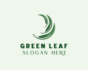 Organic Leaf Gardening logo design