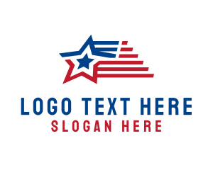 Michigan - Patriotic American Star logo design