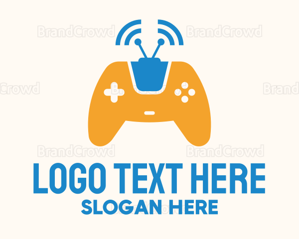 Antenna Signal Wireless Gamepad Logo